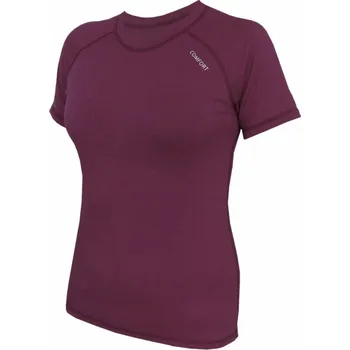 Dámské tričko Dámské vlněné tričko, krátký rukáv IBRIZA 801 červená L