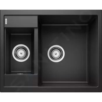 Granitový dřez Blanco Metra 6 Silgranitový dřez, 62x50 cm, černá, 525923