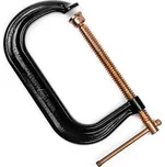 Kovaná ocelová C-svorka PONY JORGENSEN Heavy Duty - rozpětí 20 × 15 cm