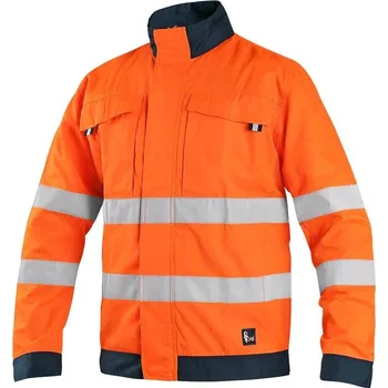pracovní bunda CXS Blůza HALIFAX, výstražná se síťovinou, pánská, oranžovo-modrá, vel. 58