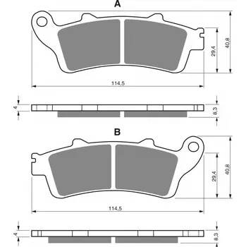 Auto-moto Brzdové destičky GOLDFREN 178 S3