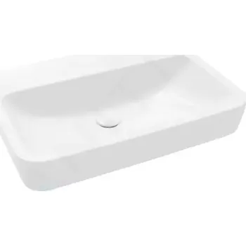 Umyvadlo Villeroy & Boch O.novo Umyvadlo na desku, 60x46 cm, bez přepadu, bez otvoru pro baterii, alpská bílá, 4A416F01