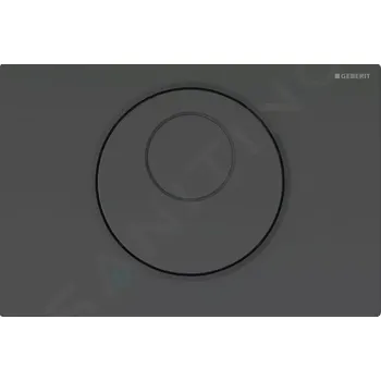 Geberit Sigma10 Elektronické ovládání splachování, bateriové napájení, easy to clean, matná černá, 115.891.DW.6