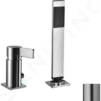 Vodovodní baterie Paffoni Rock Baterie na okraj vany, 2-otvorová instalace, nerez, RO041ST