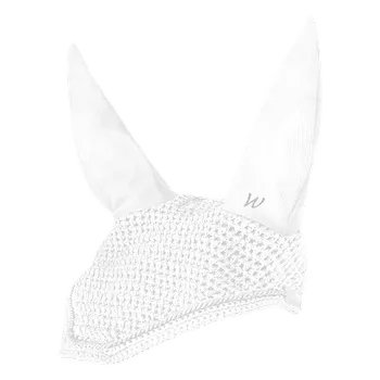 Koňská maska proti hmyzu Čabraka na uši Waldhausen Basic bílá