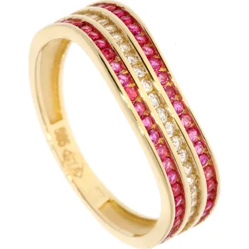 Prsten Zlatnictví Helios Prsten ze žlutého zlata B49854