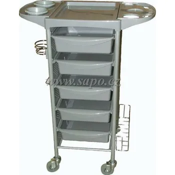 Salon Komplet Kadeřnický stolek T-010 stříbrný