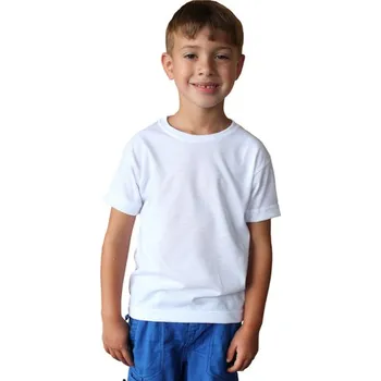 Chlapecké tričko Dětské tričko Basic - 2 (92/98) - bílé sublimace termotransfer