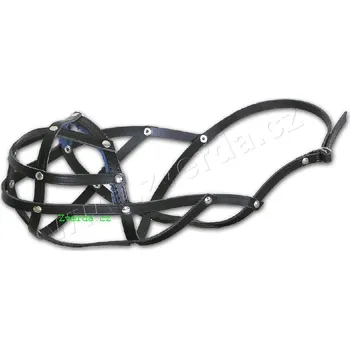 Náhubek pro psa Náhubek kožený č.4