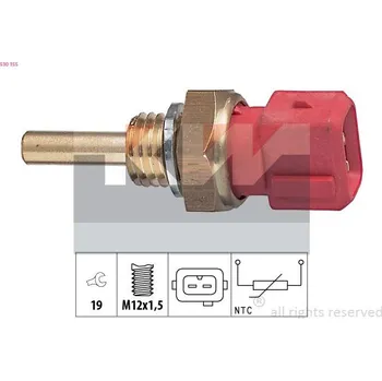 Čidlo automobilu Snímač, teplota chladiva KW 530 155