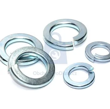 Matice Podložka pružná s obdélníkovým průřezem, DIN 127B, pozinkovaná 7,1, balení 2000 ks