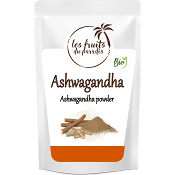 Sušená potravina Ashwagandha prášek BIO 125 g LES FRUITS DU PARADIS