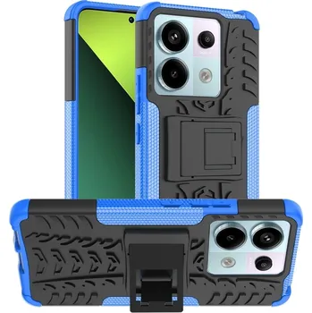Pouzdro na mobilní telefon VSECHNONAMOBIL 74778 STAND Odolný ochranný kryt pro Xiaomi Redmi Note 13 Pro 5G modrý