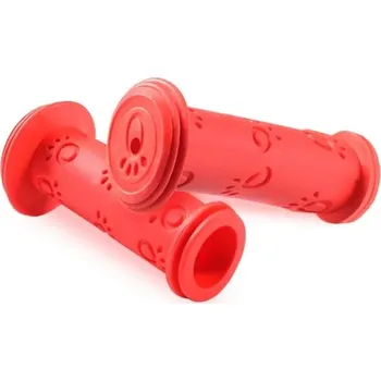 grip Protiskluzové voděodolné gripy na kolo pro děti - red