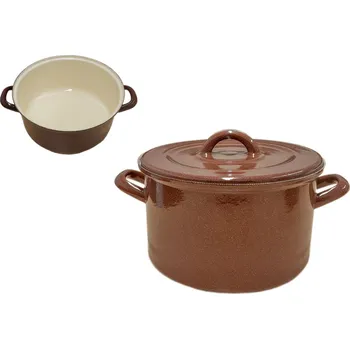 Hrnec hrnec+PO d20 (3,6l) smalt BERYL HNĚDÝ