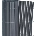 Plot z umělého bambusu BAMBUS ANTRACIT, role výška 1,2m x 3m, 3,6m2