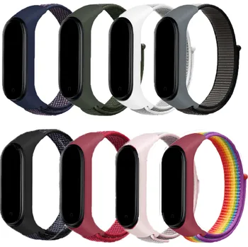 Příslušenství k chytrým hodinkám Nylonový řemínek Mi band 3/4/5/6/8 Modrá 8