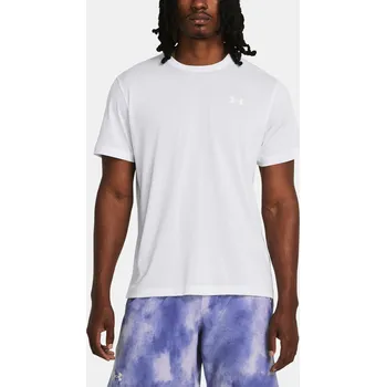 Pánské tričko Under Armour UA LAUNCH SHORTSLEEVE 1382582-100 Bílá LG