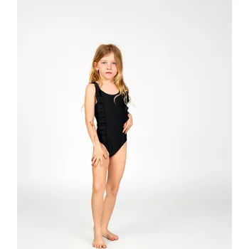 Dívčí plavky Dívčí jednodílné plavky - černé Velikost: 4-6 let
