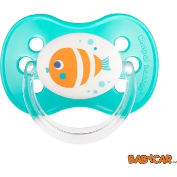CANPOL BABIES silikonový dudlík třešinka LOVE&SEA 0-6m 1ks Rybka
