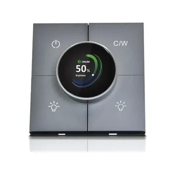 Centrální jednotka pro chytrou domácnost Secutek Nástěnný ovládací panel, osvětlení + audio - Zigbee smart home