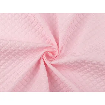 Šusťákovina zpevněná 3D kostičky METRÁŽ - 4 (15) růžová sv.