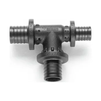 rozdělovač topení Rehau RAUTITAN PX T-kus 32-32-20mm průtok redukovaný, lisovací, voda, PPSU