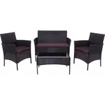 Ratanový set zahradního nábytku SPRINGOS ALABAMA 4 hnědý