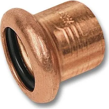 rozdělovač topení Sanha PRESS 6301 víčko 22mm, s koncem na vnitřní lisování, voda, měď