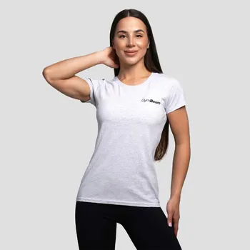 GymBeam Dámské triko Basic Heather Grey M šedá