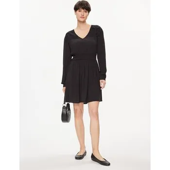 Dámské šaty Vila Každodenní šaty Mesa 14092006 Černá Loose Fit 38