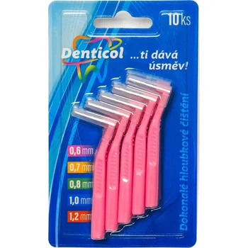 Mezizubní kartáček Denticol Z01 - mezizubní kartáček zahnutý, 10ks