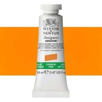 Vodová barva Kvašová barva Winsor & Newton - Cadmium Free Yellow Deep