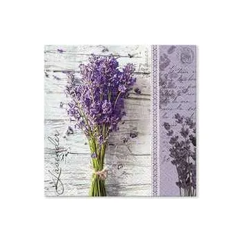 Papírový ubrousek Ubrousky TaT 33x33cm Lavender Bouquet [20 ks],rychlé dodání