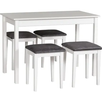 Jídelní set Jídelní set 1+4, stůl MAX 2 a taburety T3 skladem