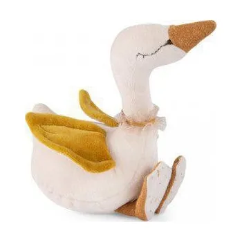 MOULIN ROTY Plyšové chrastítko Zlatá labuť Moulin Roty