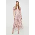 Dámské šaty Guess Floral Print Long Dress W4GK38WG4D2