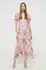 Dámské šaty Guess Floral Print Long Dress W4GK38WG4D2