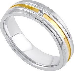 Snubní prsten z chirurgické oceli GENEVE pro ženy velikost obvod 52 mm RRC2049-Z-obvod 52 mm