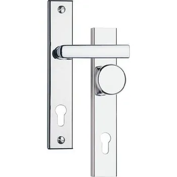 Dveřní kování ROSTEX kování bezp. 802/72mm Cr-nerez