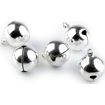 Vánoční dekorace Rolničky Ø20 mm - stříbrná (20 ks)