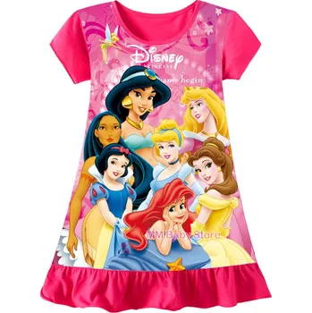 Dívčí pyžamo Dívčí noční košilka - Disney princezny Barva: Růžová, Velikost: 7T-8T (XL)