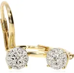 Zlatnictví Helios Zlaté náušnice s diamanty