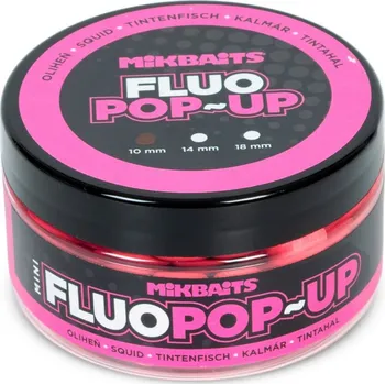 Boilies Mikbaits Mini Plovoucí fluo boilie 100ml - 10mm - Mini Plovoucí fluo boilie 100ml - Oliheň 10mm