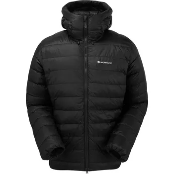Pánská větrovka MONTANE MEN'S ALPINE 850 HOODIE Barva: black, Velikost: S