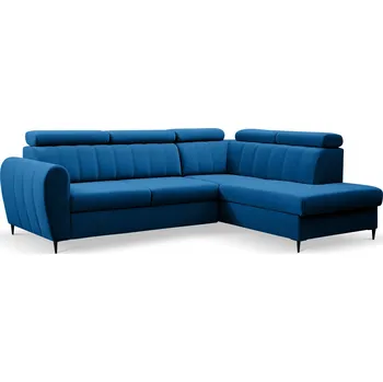 Sedací souprava Rozkládací rohová sedačka FOREWER modrá