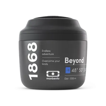 Svačinový box Termobox na svačinu MonBento Element Beyond | černá