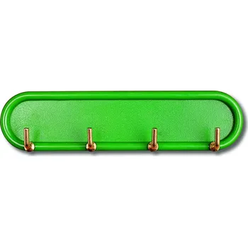 Věšák věšák 17x4,2x0,6cm 4 háčky PH+kov. mix barev