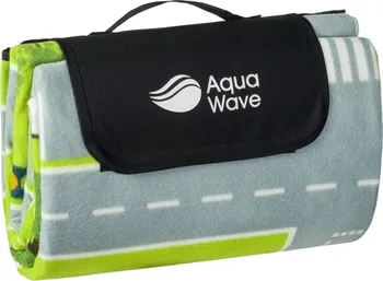Pikniková deka Aquawave Road Blanked 200 x 200 cm zelená/šedá