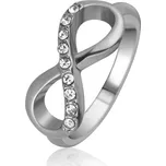 JVD Dámský ocelový prsten se zirkony SSSR0013XG10058